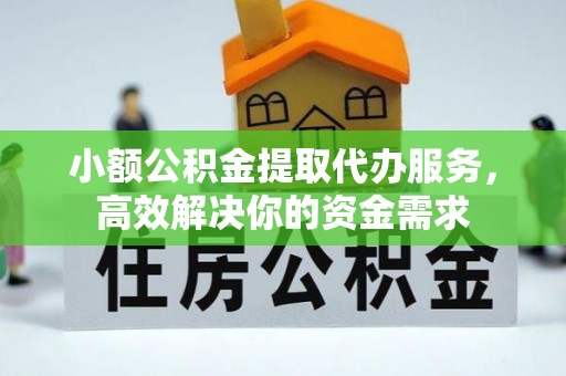 新兴小额公积金提取代办服务，高效解决你的资金需求