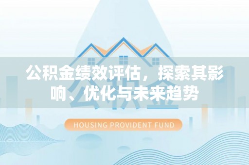 新兴公积金绩效评估，探索其影响、优化与未来趋势