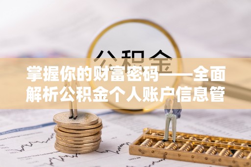 新兴掌握你的财富密码——全面解析公积金个人账户信息管理与优化
