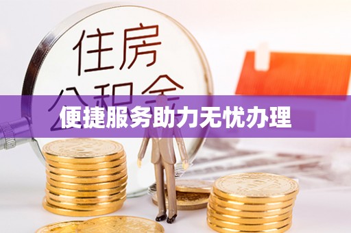 新兴便捷服务助力无忧办理