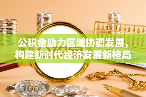 新兴公积金助力区域协调发展，构建新时代经济发展新格局