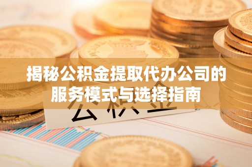 新兴揭秘公积金提取代办公司的服务模式与选择指南