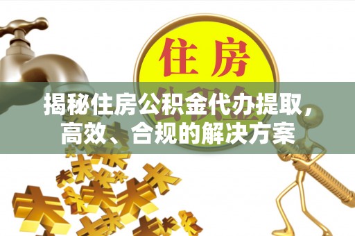 新兴揭秘住房公积金代办提取，高效、合规的解决方案