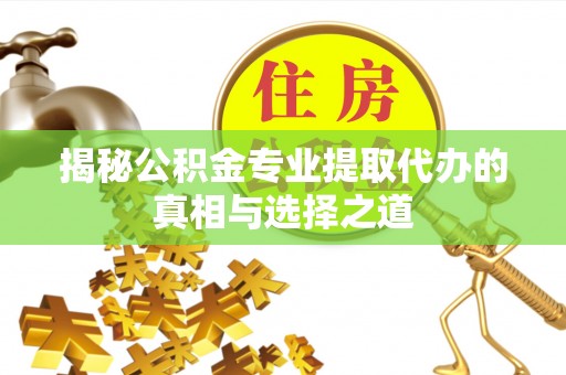 新兴揭秘公积金专业提取代办的真相与选择之道