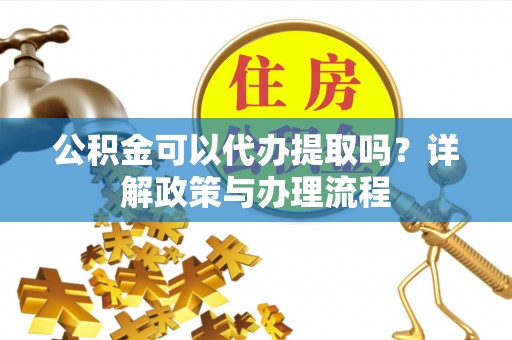 新兴公积金可以代办提取吗？详解政策与办理流程