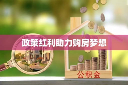 新兴政策红利助力购房梦想